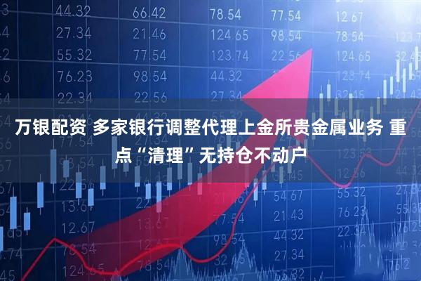 万银配资 多家银行调整代理上金所贵金属业务 重点“清理”无持仓不动户